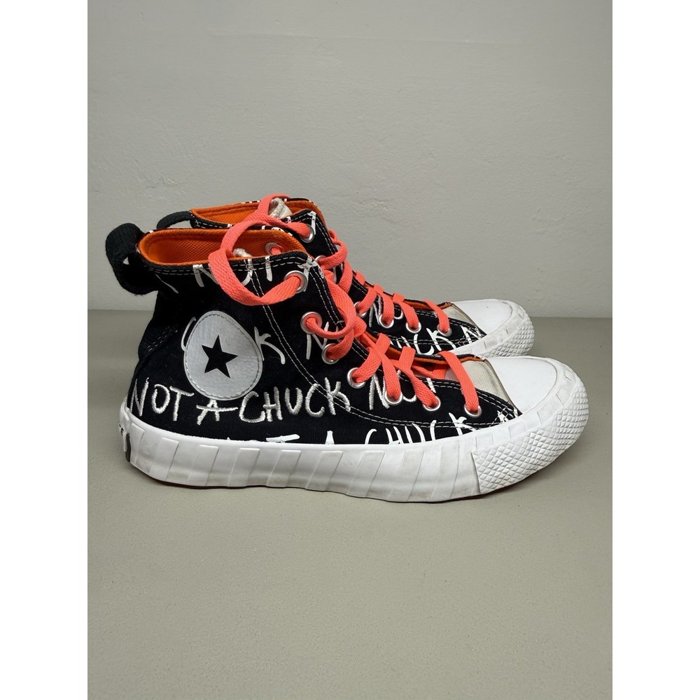 Converse Shoes Kids 5 Boys UNT1TL3D Not A Chuck Hi Sneakers 266514C Black